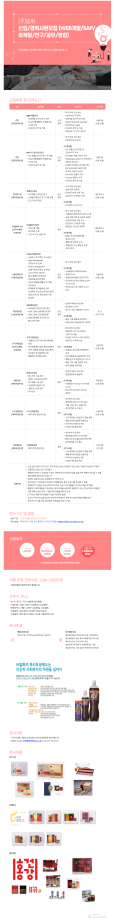 2022년 주)일화 신입 및 경력 채용 안내